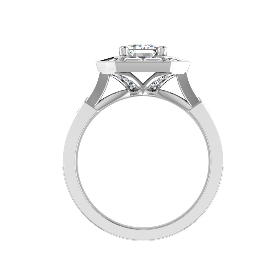 Korman Signature 'Elle'  Halo Engagement Ring